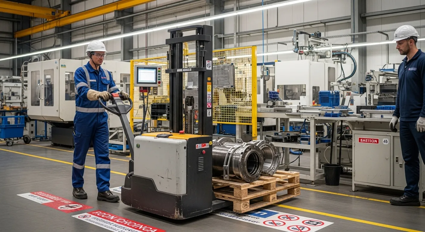 Capacitação técnica para operação segura de paleteira elétrica