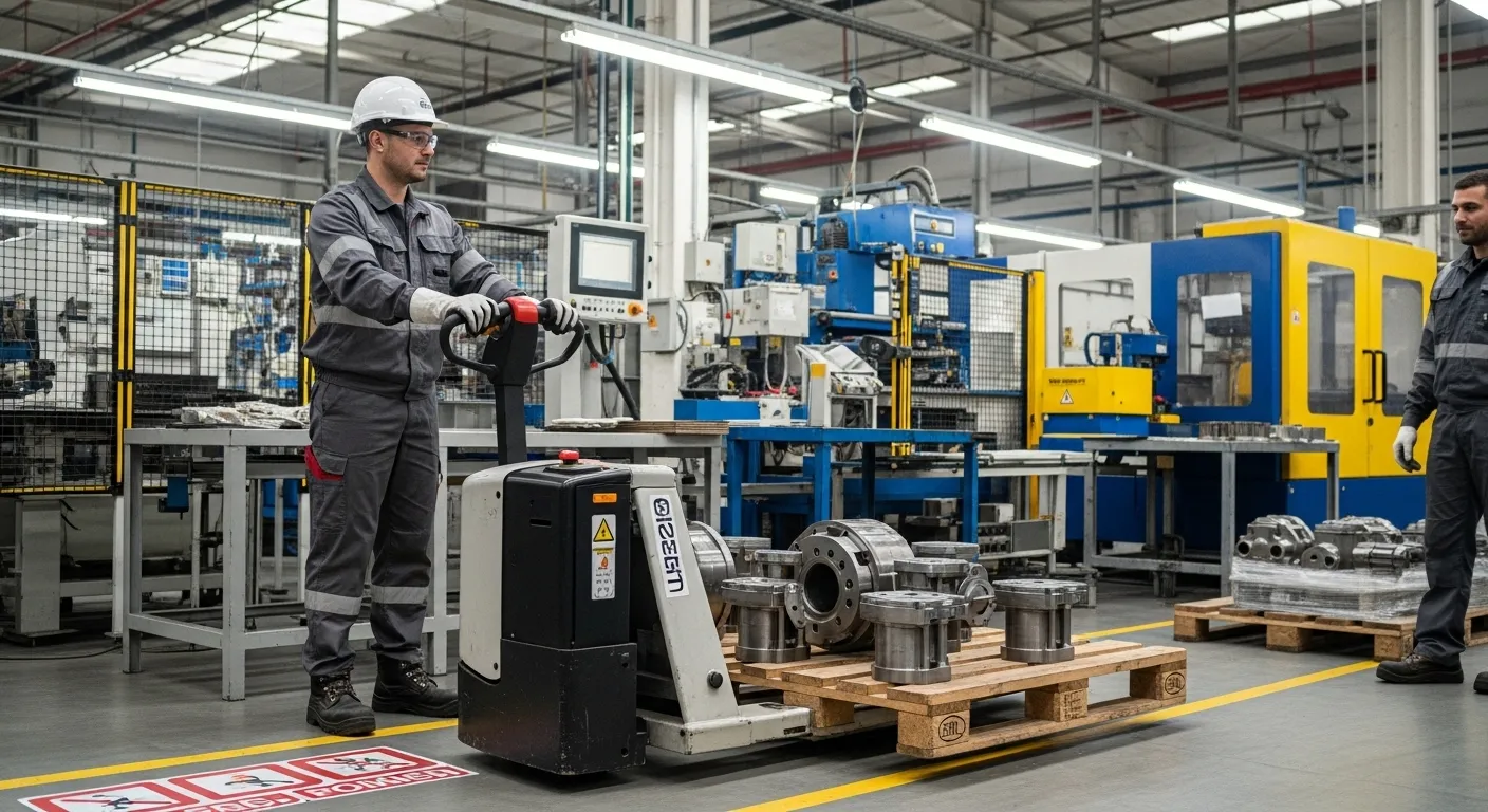 Treinamento conforme NR-11 para operadores de paleteira elétrica