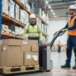 Capacitação NR11 Transpaleteira Elétrica Saia na Frente